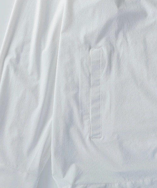 +phenix（プラスフェニックス）の「【+phenix / プラスフェニックス】AIRFLOW COACH SHIRT JACKET　高機能素材　Aerapix使用　ビッグシルエット　コーチ シャツジャケット（ブルゾン・メンズ・ブラック/ホワイト・MEDIUM/LARGE/X-LARGE）」の5枚目の写真