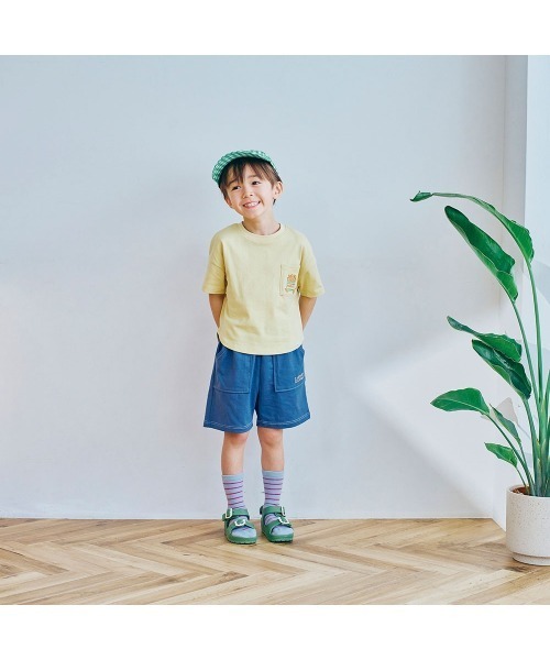 LYKKE（リッケ）の「乾燥機でもしわになりにくい＆縮みにくいハーフパンツ（その他パンツ・キッズ・ブルー/イエロー系その他・80/90/100/110/120/130）」の15枚目の写真