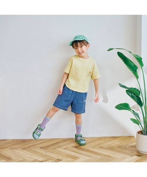 LYKKE（リッケ）の「乾燥機でもしわになりにくい＆縮みにくいハーフパンツ（その他パンツ・キッズ・ブルー/イエロー系その他・80/90/100/110/120/130）」の16枚目の写真