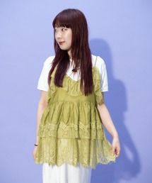 【ミユキ企画】レースキャミチュニック/664279