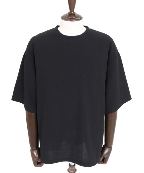 CAMBIO(カンビオ)の「mt10482- 梨地ビッグシルエットTシャツ(HLCM0268)(Tシャツ/カットソー・メンズ・チャコール/ベージュ/ブラック・XL/L/M)」の19枚目の写真