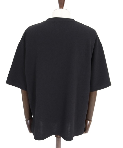 CAMBIO(カンビオ)の「mt10482- 梨地ビッグシルエットTシャツ(HLCM0268)(Tシャツ/カットソー・メンズ・チャコール/ベージュ/ブラック・XL/L/M)」の20枚目の写真