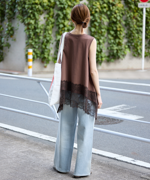 Healthy denim（ヘルシーデニム）の「Healthy Denim/ヘルシーデニム SLOBE別注 PINK PEPPER（デニムパンツ・レディース・スカイブルー/ベージュ・23cm/24cm/25cm）」の16枚目の写真