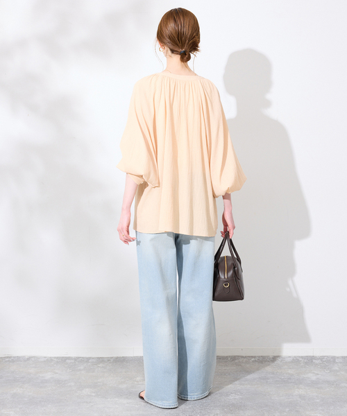 Healthy denim（ヘルシーデニム）の「Healthy Denim/ヘルシーデニム SLOBE別注 PINK PEPPER（デニムパンツ・レディース・スカイブルー/ベージュ・23cm/24cm/25cm）」の10枚目の写真