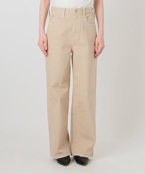 Healthy denim(ヘルシーデニム)の「Healthy Denim/ヘルシーデニム SLOBE別注 PINK PEPPER(デニムパンツ・レディース・スカイブルー/ベージュ・23cm/24cm/25cm)」の4枚目の写真