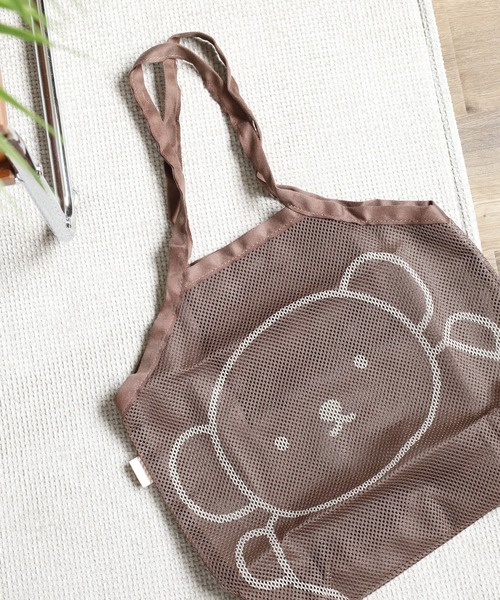 Miffy( ミッフィー)の「ミッフィー シアーシリーズM-BAG(トートバッグ・メンズ・ベージュ/ブラウン・ONE SIZE)」の7枚目の写真