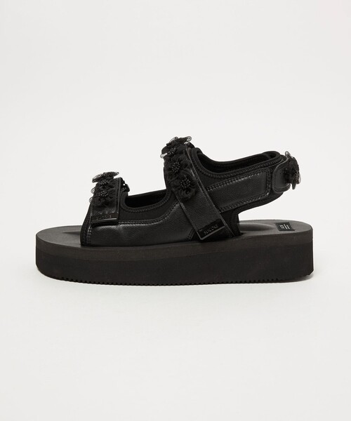 suicoke(スイコック)の「【別注】<SUICOKE>WAS フラワー サンダル(サンダル・レディース・ブラック・4/5/6/7)」の10枚目の写真