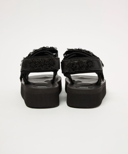 suicoke(スイコック)の「【別注】<SUICOKE>WAS フラワー サンダル(サンダル・レディース・ブラック・4/5/6/7)」の6枚目の写真