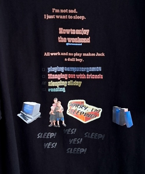 WESTBOY(ウエストボーイ)の「Y2K レトロ英字プリント Tシャツ WO26S8TP04(Tシャツ/カットソー・メンズ・ライトグレー/ブラック・L/XL/M)」の12枚目の写真