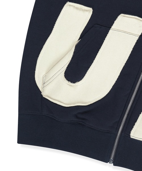 SUNLOVE(サンラブ)の「Capital Zip Up Hoodie(パーカー・レディース・ブラック/バーガンディー/マスタード/ネイビー/ブルー・S/M/L/XL)」の14枚目の写真