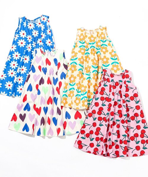 BREEZE(ブリーズ)の「【リンク】ソウガラフレアワンピース(ワンピース・キッズ・イエロー/ピンク/アイボリー/ブルー・80/90/100/110/120/130/140)」の13枚目の写真