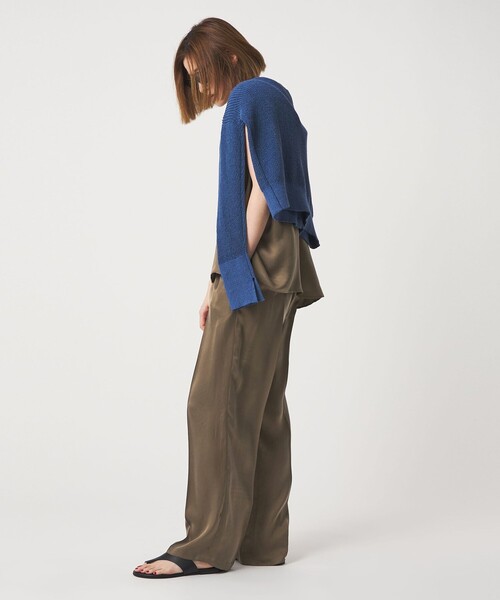 conte（コンテ）の「＜conte＞フィブリル イージー ワイドパンツ（その他パンツ・レディース・ブラック/モカ・36/38）」の10枚目の写真
