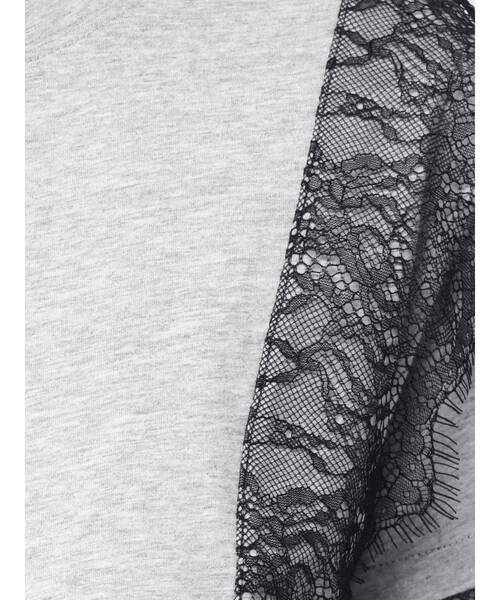 LAGUNAMOON(ラグナムーン)の「レースドッキングTシャツ 【夏服】(Tシャツ/カットソー・レディース・グレー/ホワイト/ブラック・FREE)」の22枚目の写真