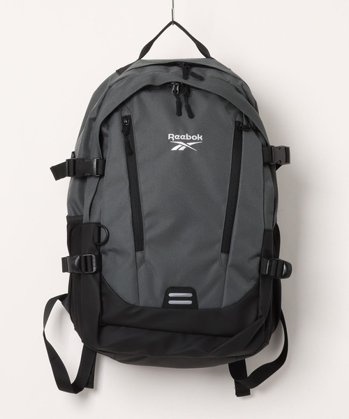 Reebok(リーボック)の「【Reebok/リーボック】【通勤・通学にちょうどいい27L A4サイズ対応】マルチポケットバックパック PC収納ポケット付き スポーツ ジム ストリート スポーティー リュック(バックパック/リュック・メンズ・チャコールグレー/アイボリー/ブラック・FREE)」の2枚目の写真