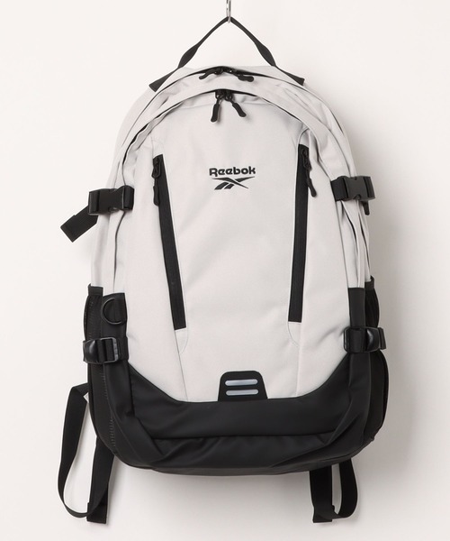 Reebok(リーボック)の「【Reebok/リーボック】【通勤・通学にちょうどいい27L A4サイズ対応】マルチポケットバックパック PC収納ポケット付き スポーツ ジム ストリート スポーティー リュック(バックパック/リュック・メンズ・チャコールグレー/アイボリー/ブラック・FREE)」の3枚目の写真