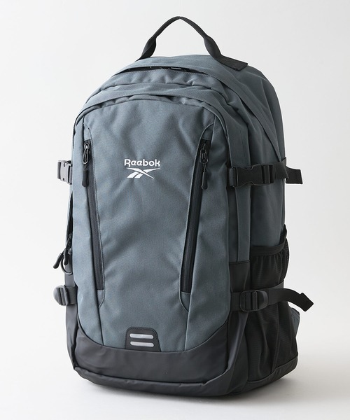 Reebok(リーボック)の「【Reebok/リーボック】【通勤・通学にちょうどいい27L A4サイズ対応】マルチポケットバックパック PC収納ポケット付き スポーツ ジム ストリート スポーティー リュック(バックパック/リュック・メンズ・チャコールグレー/アイボリー/ブラック・FREE)」の5枚目の写真