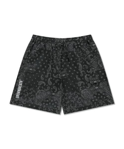 BROWNBREATH(ブラウンブレス)の「PAISLEY SHORTS - BLACK(その他パンツ・レディース・その他・SMALL/MEDIUM/LARGE/X-LARGE)」の1枚目の写真
