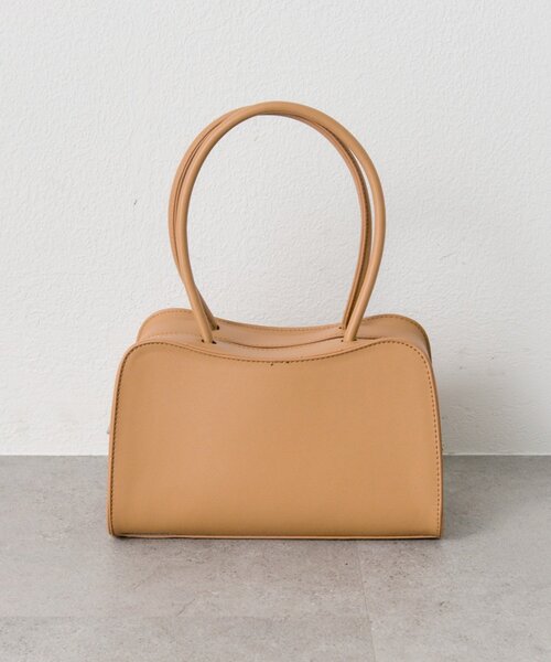 mystic(ミスティック)の「WハンドルモチーフBAG(ハンドバッグ・レディース・ブラック/キャメル・ONE SIZE)」の2枚目の写真