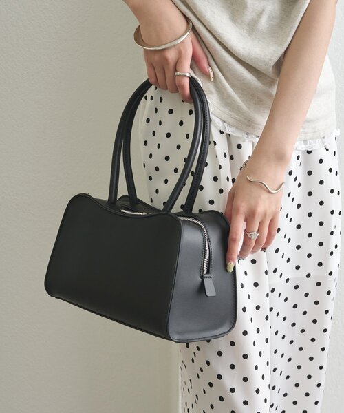 mystic(ミスティック)の「WハンドルモチーフBAG(ハンドバッグ・レディース・ブラック/キャメル・ONE SIZE)」の15枚目の写真