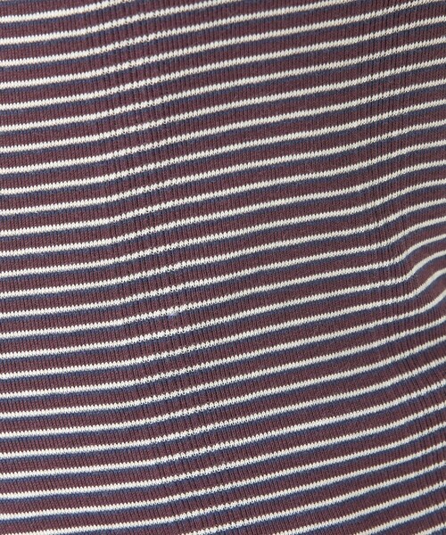 MILLER(ミラー)の「【Robert P.Miller / ロバートピーミラー】Prib Slit PO パネルリブスリットカットソー/ロンT(Tシャツ/カットソー・レディース・ブラウン/ブラック・フリー)」の16枚目の写真