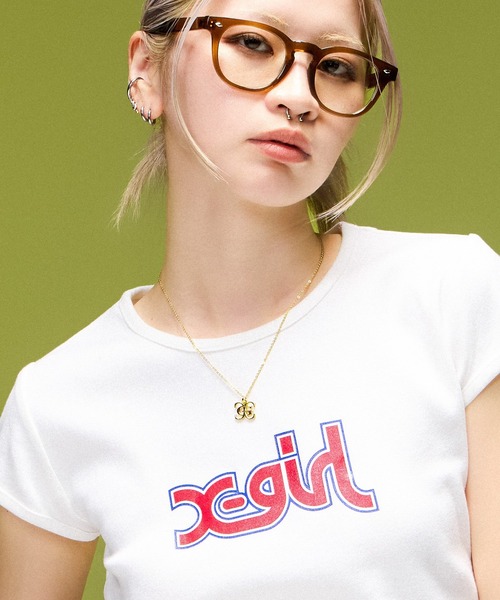 X-girl(エックスガール)の「XG EMBLEM CHARM NECKLACE(ネックレス・レディース・ゴールド/シルバー・ONE SIZE)」の4枚目の写真