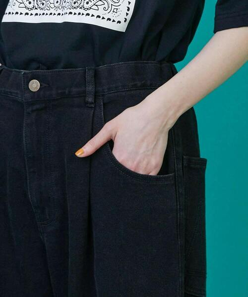 FRAPBOIS（フラボア）の「カーブデニム3 パンツ（その他パンツ・レディース・ブルー/ブラック・3/2/1/0）」の14枚目の写真