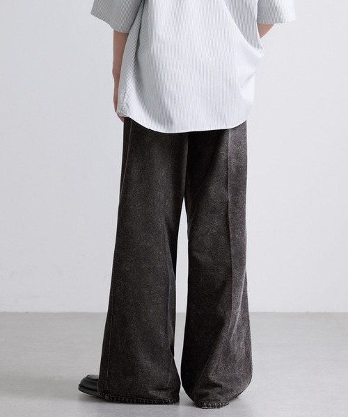 EMMA CLOTHES(エマクローズ)の「ヴィンテージ加工セミフレアデニムパンツ(デニムパンツ・メンズ・ネイビー/オフホワイト/グレー/ブルー/ブラック・S/M/L)」の14枚目の写真