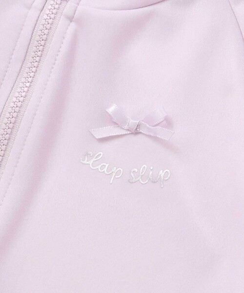 SLAP SLIP(スラップスリップ)の「フリルライン裾ギャザーラッシュガード(90~130cm)(ラッシュガード・キッズ・パープル/ブルー・120cm/90cm/130cm/100cm/110cm)」の12枚目の写真
