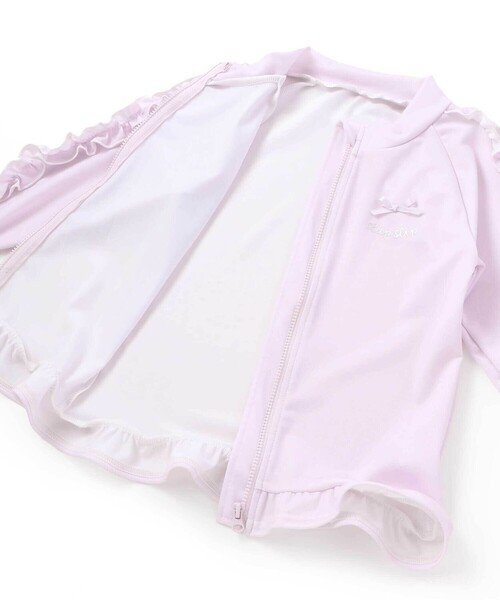 SLAP SLIP(スラップスリップ)の「フリルライン裾ギャザーラッシュガード(90~130cm)(ラッシュガード・キッズ・パープル/ブルー・120cm/90cm/130cm/100cm/110cm)」の16枚目の写真