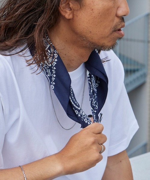 WBSB/ダブルビーエスビー Dinosaur Paisley bandanna 勾玉 バンダナ