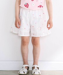 SLAP SLIP | 【お揃い】ハート&ひまわり総柄レース&デニムキュロット(90~130cm)(その他パンツ)