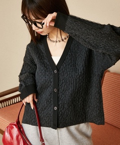 追加》Fringe yarn カーディガン 2（カーディガン/ボレロ）｜Plage