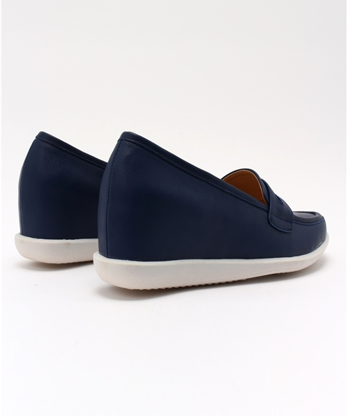 Noubel Voug Relax（ヌーベルヴォーグリラックス）の「ホワイトソール　インヒール　ローファースニーカー（ローファー・レディース・アイボリー/ブラック/ネイビー・M/L/LL/S）」の6枚目の写真