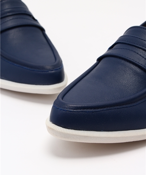 Noubel Voug Relax（ヌーベルヴォーグリラックス）の「ホワイトソール　インヒール　ローファースニーカー（ローファー・レディース・アイボリー/ブラック/ネイビー・M/L/LL/S）」の8枚目の写真