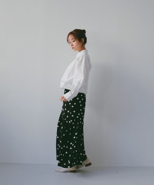 N WITH.（エヌウィズ）の「レイヤードロングスリーブシャツ（シャツ/ブラウス・レディース・ブルー/ホワイト・MEDIUM/SMALL）」の10枚目の写真