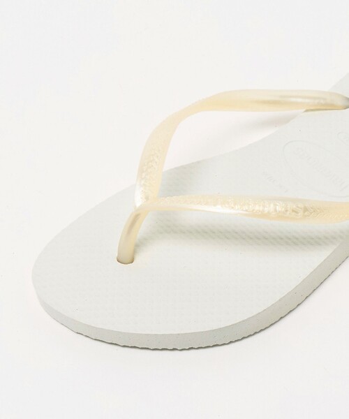 ODETTE E ODILE（オデットエオディール）の「＜Havaianas＞ slim（サンダル・レディース・ホワイト/ネイビー・22cm/23cm/24.5cm）」の14枚目の写真