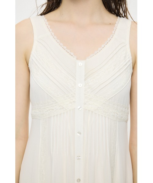 MOUSSY(マウジー)の「PIN TUCK CHIFFON マキシドレス(ワンピース・レディース・ブラウン/ブラック/アイボリー・1/2)」の12枚目の写真