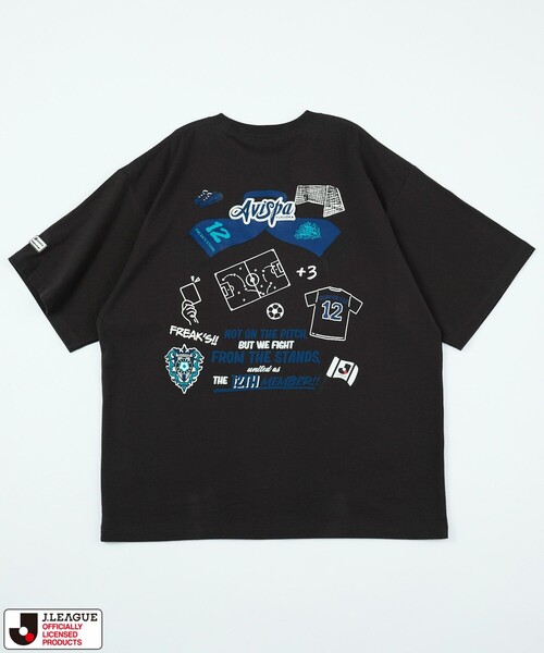 FREAK'S STORE(フリークスストア)の「J.LEAGUE × FREAK’S STORE 別注SUPPORTERS SHORT SLEEVE TEE 【アビスパ福岡】/ Jリーグ 別注 Tシャツ(Tシャツ/カットソー・メンズ・ホワイト/チャコールグレー・SMALL/MEDIUM/X-LARGE/LARGE)」の11枚目の写真