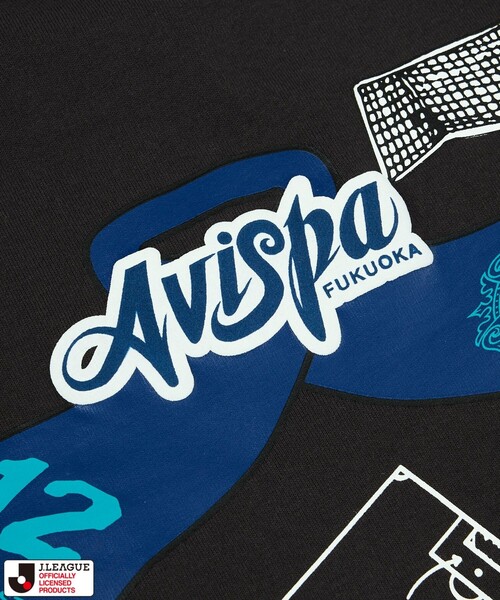 FREAK'S STORE(フリークスストア)の「J.LEAGUE × FREAK’S STORE 別注SUPPORTERS SHORT SLEEVE TEE 【アビスパ福岡】/ Jリーグ 別注 Tシャツ(Tシャツ/カットソー・メンズ・ホワイト/チャコールグレー・SMALL/MEDIUM/X-LARGE/LARGE)」の12枚目の写真