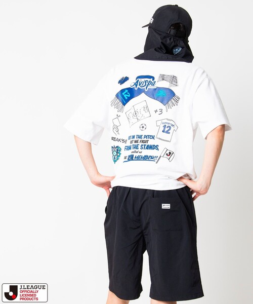 FREAK'S STORE(フリークスストア)の「J.LEAGUE × FREAK’S STORE 別注SUPPORTERS SHORT SLEEVE TEE 【アビスパ福岡】/ Jリーグ 別注 Tシャツ(Tシャツ/カットソー・メンズ・ホワイト/チャコールグレー・SMALL/MEDIUM/X-LARGE/LARGE)」の19枚目の写真