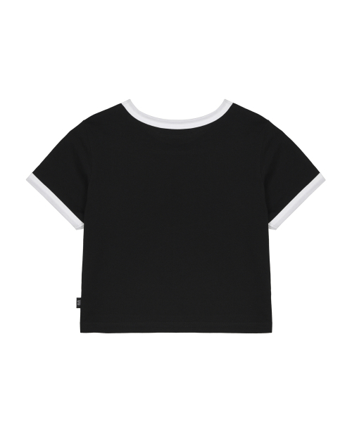 NICK&NICOLE(ニックアンドニコール)の「BUTTERFLY RINGER CROP TOP_BLACK(Tシャツ/カットソー・レディース・その他・FREE)」の5枚目の写真