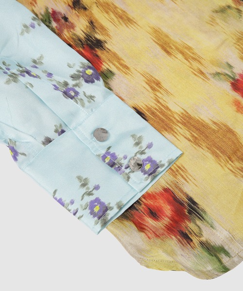 GANNI(ガニー)の「Multi Printed Silk Twill Long Sleeve Shirt(シャツ/ブラウス・レディース・その他1・36/38)」の4枚目の写真