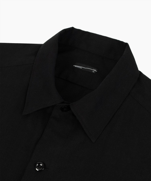 LAD MUSICIAN(ラッドミュージシャン)の「KHADI CALICO HOSPITAL LONG SHIRT(シャツ/ブラウス・メンズ・ホワイト/ブラック・44/42/46)」の8枚目の写真