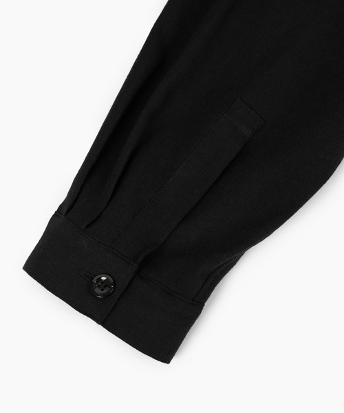 LAD MUSICIAN(ラッドミュージシャン)の「KHADI CALICO HOSPITAL LONG SHIRT(シャツ/ブラウス・メンズ・ホワイト/ブラック・44/42/46)」の9枚目の写真