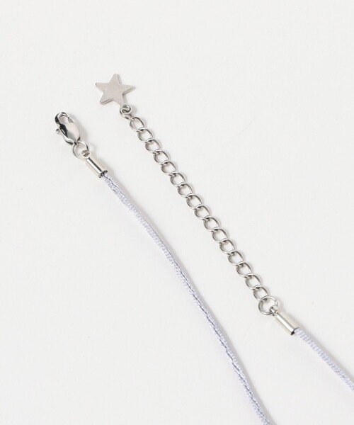 Ray BEAMS(レイビームス)の「ハート ストーン トップ ネックレス(ネックレス・レディース・ダークブラウン/グレー・ONE SIZE)」の4枚目の写真