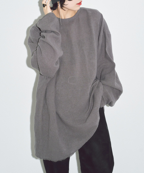 CITYSHOP(シティーショップ)の「ASA/C BIO WASH ブラウス(シャツ/ブラウス・レディース・チャコールグレー/ブラック/ピンク・FREE)」の2枚目の写真