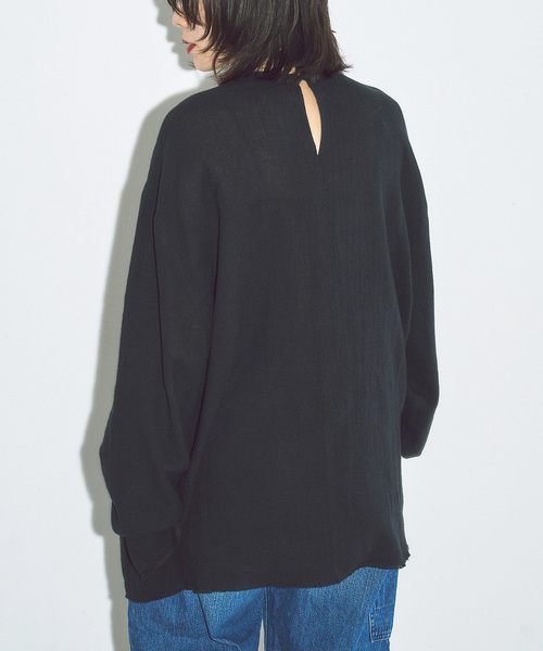 CITYSHOP(シティーショップ)の「ASA/C BIO WASH ブラウス(シャツ/ブラウス・レディース・チャコールグレー/ブラック/ピンク・FREE)」の4枚目の写真