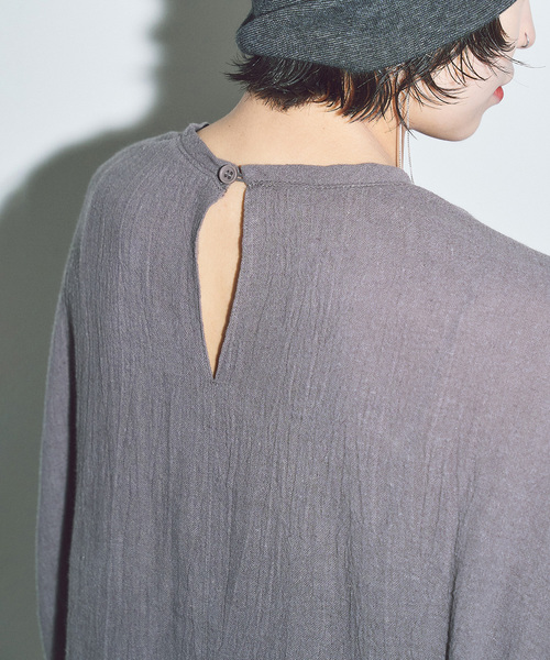 CITYSHOP(シティーショップ)の「ASA/C BIO WASH ブラウス(シャツ/ブラウス・レディース・チャコールグレー/ブラック/ピンク・FREE)」の6枚目の写真