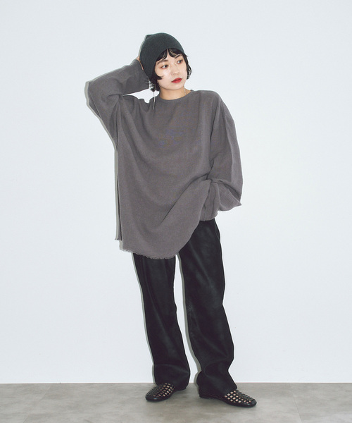 CITYSHOP(シティーショップ)の「ASA/C BIO WASH ブラウス(シャツ/ブラウス・レディース・チャコールグレー/ブラック/ピンク・FREE)」の8枚目の写真