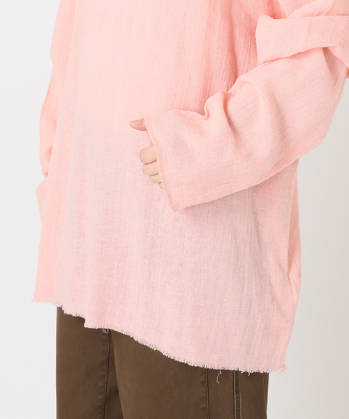 CITYSHOP(シティーショップ)の「ASA/C BIO WASH ブラウス(シャツ/ブラウス・レディース・チャコールグレー/ブラック/ピンク・FREE)」の17枚目の写真